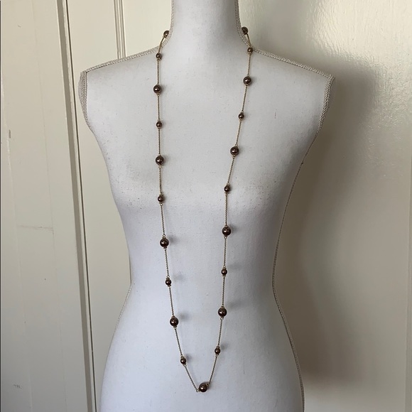 Jewelry - Long Single Strand “Pearl” Necklace With Clasp
